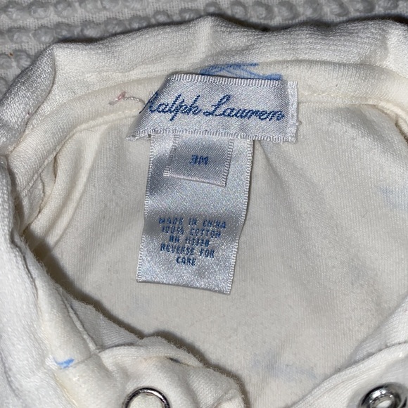 VINTAGE RALPH LAUREN ONE PUECE W/ footies - Picture 5 of 5